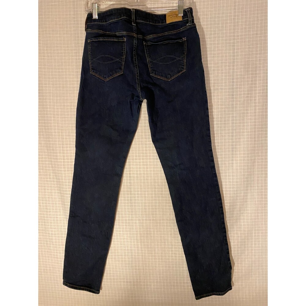 Abercrombie & Fitch Jeans 10R Dark Wash. - Picture 2 of 6